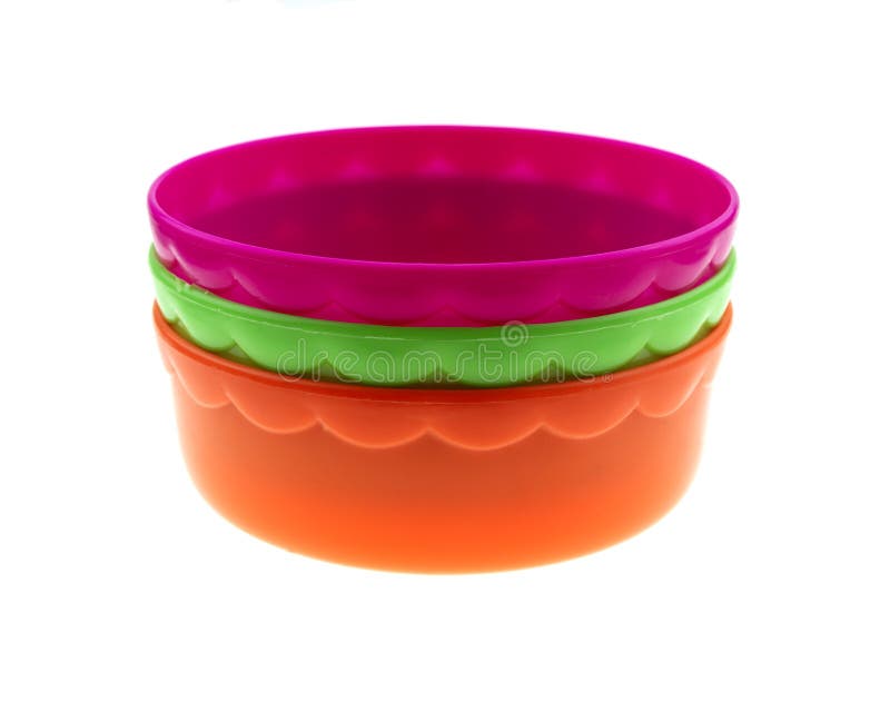 Water Bowl Plastic Isolated on White Stock Photo Image of plastic