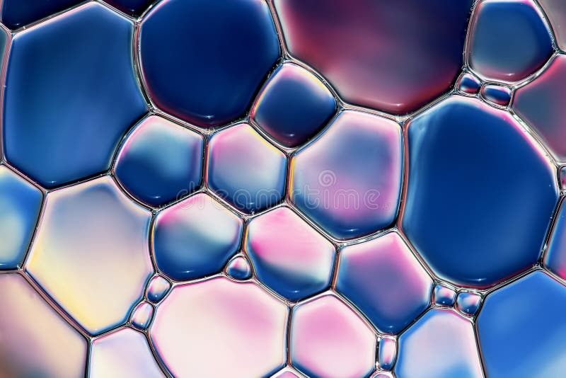 Water bubbles abstract colorful  background