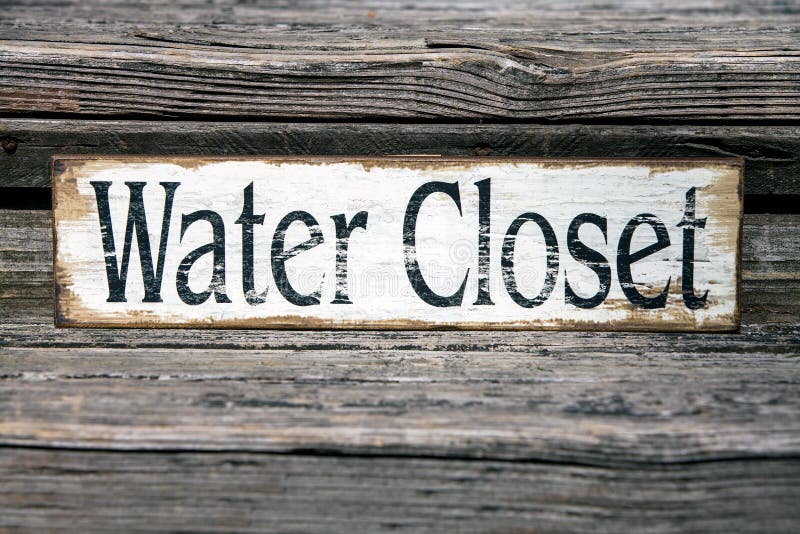 Water Closet stock photo. Image of object, toilet, wood 54228494