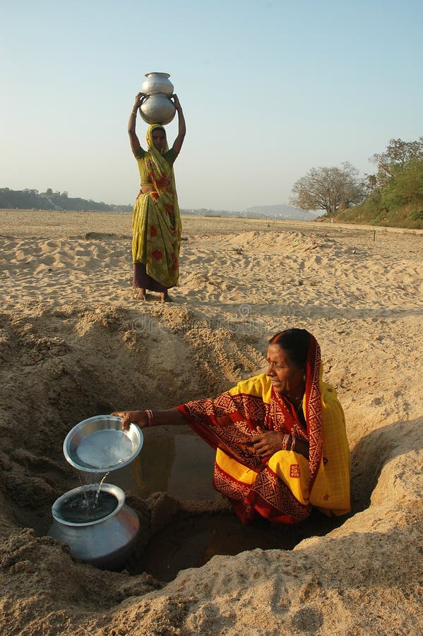 Water Crisis in India editorial stock photo. Image of tropical 26713818