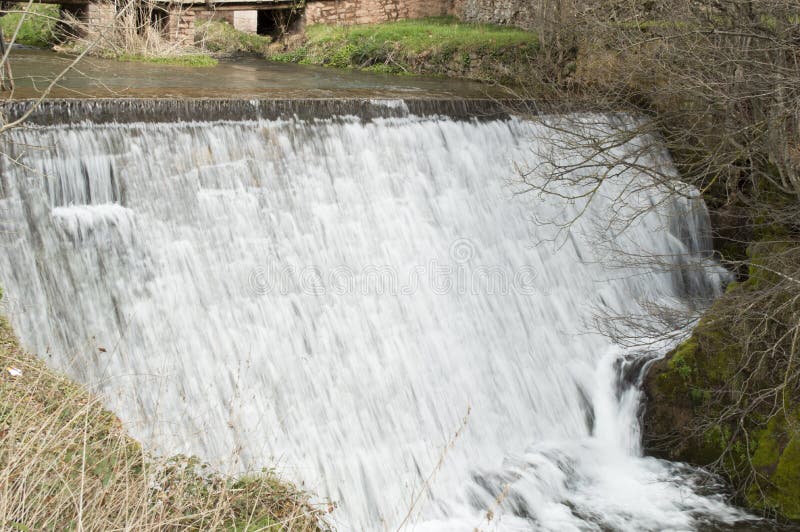Water dam in Spain stock image. Image of spain, cascade 31002969