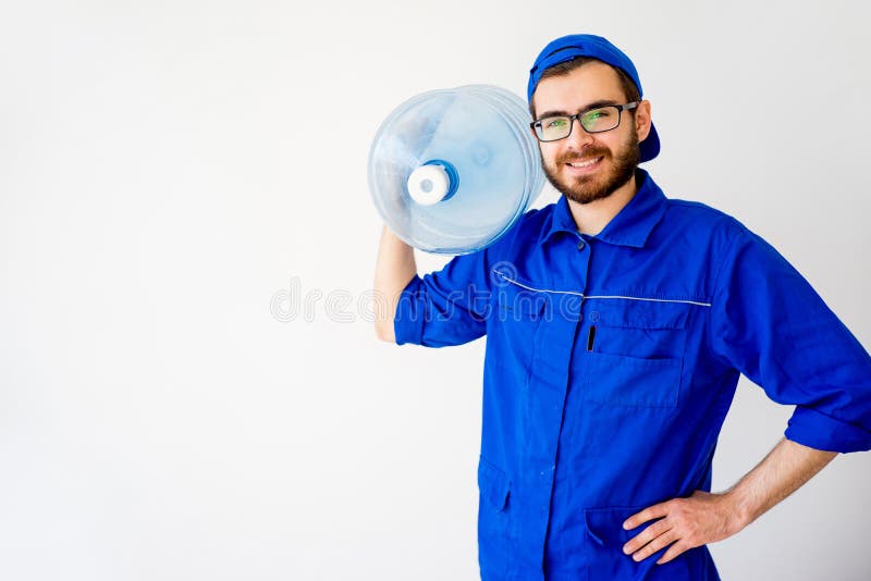 Water delivery service royalty free stock photography