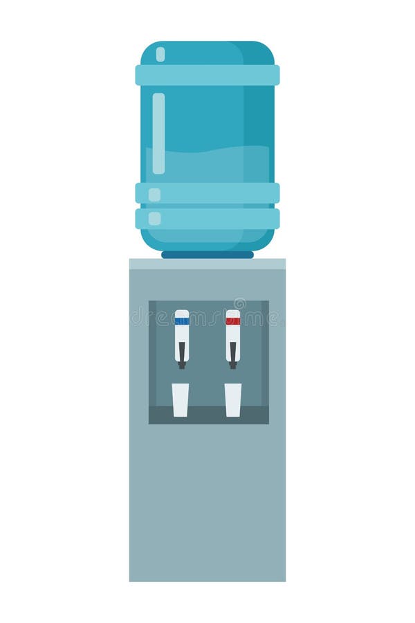 Water dispenser cartoon stock vector. Illustration of dispenser - 138693221