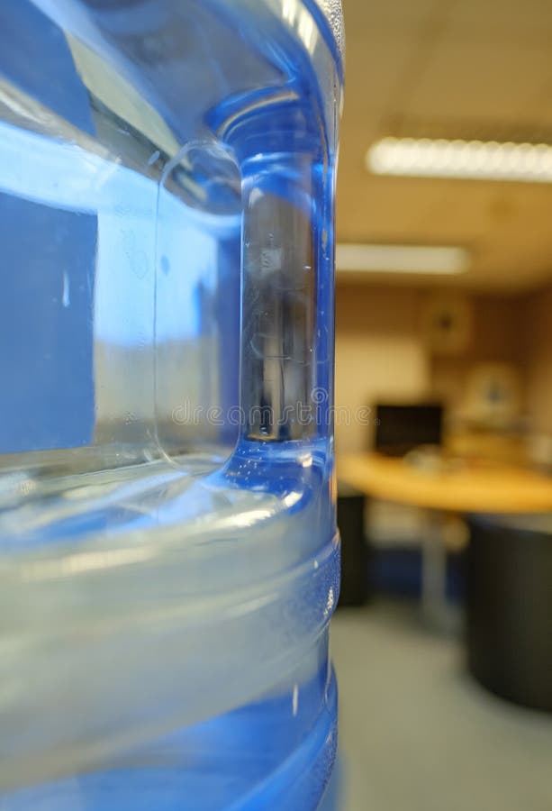Closeup View of a Typically Styled Water Dispensing Bottle Seen in a