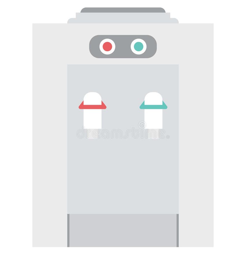 Water Dispenser Isolated Vector Icon Editable Stock Vector