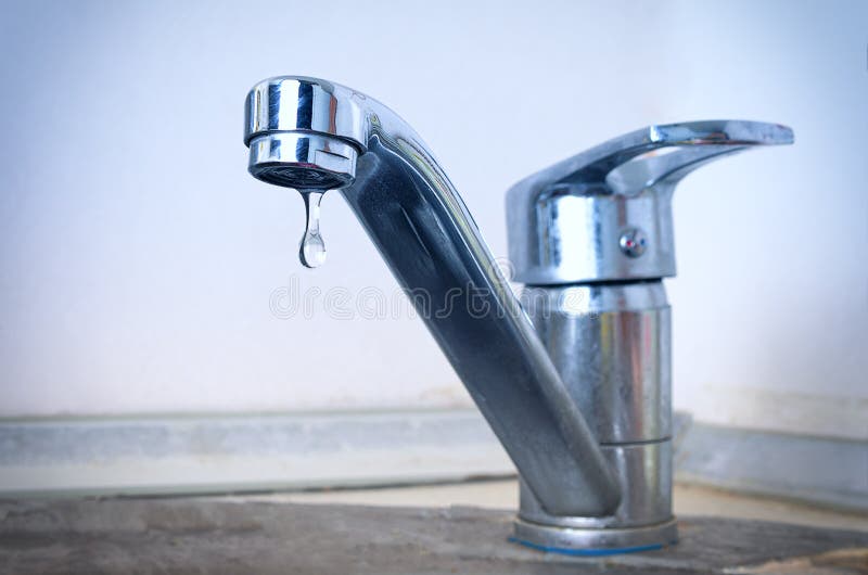 Water dripping from a tap stock image. Image of closeup 172595699