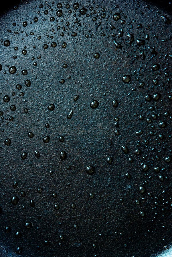 Water Drop on Black Background. Water Drop Gradient on Black Texture