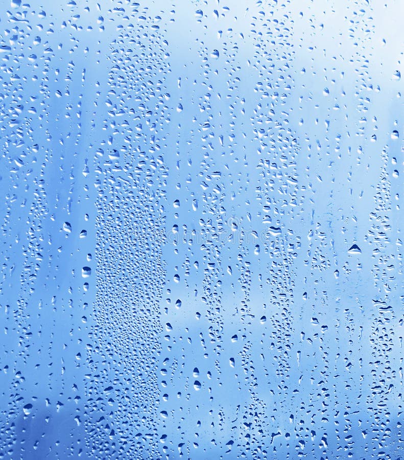 Water drop on glass stock image. Image of condensate 17876667