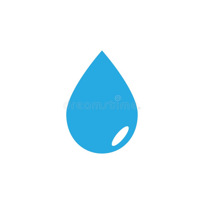 Water Drop Icon Graphic Design Template Vector Illustration Stock ...