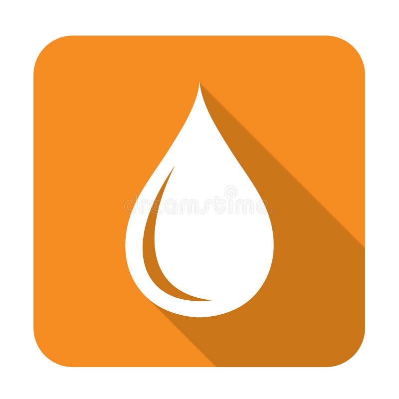 Water drop icon stock vector. Illustration of drip, pictograph - 90711701