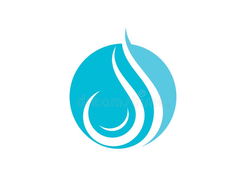 Water drop Logo Template vector royalty free illustration