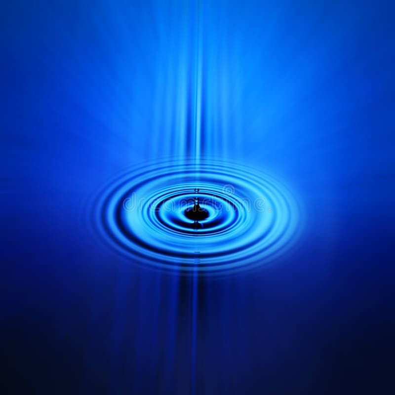 Water Drop Ripples Light royalty free stock images Water Drop Ripples Light royalty free stock images