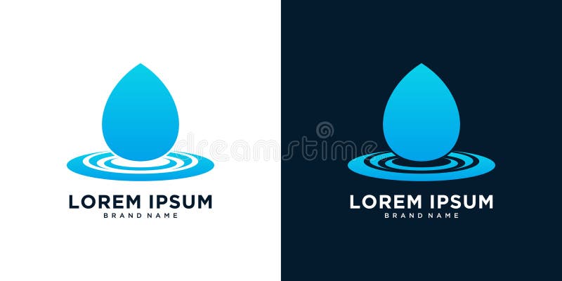 Water drop splash logo vector design template. Juice splash logo vectors