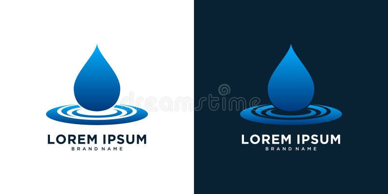 Water drop splash logo vector design template. Juice splash logo vectors