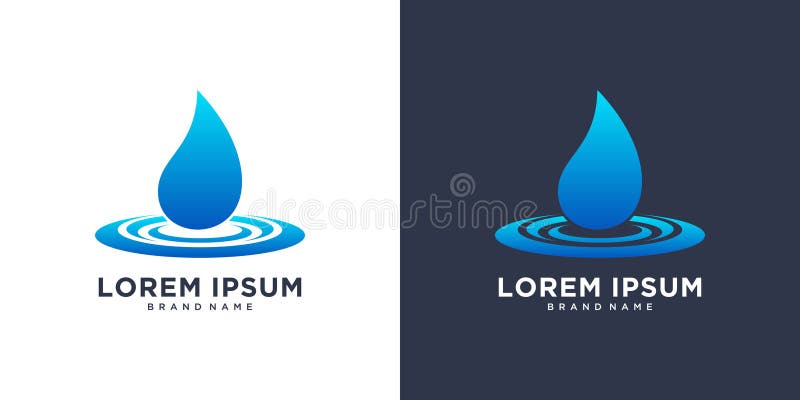 Water drop splash logo vector design template. Juice splash logo vectors