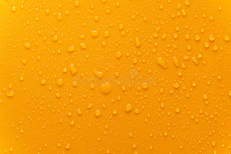 Download Water Drop Texture Close Up On Yellow Matte Background Stock Image Image Of Abstract Macro 151675953 Yellowimages Mockups