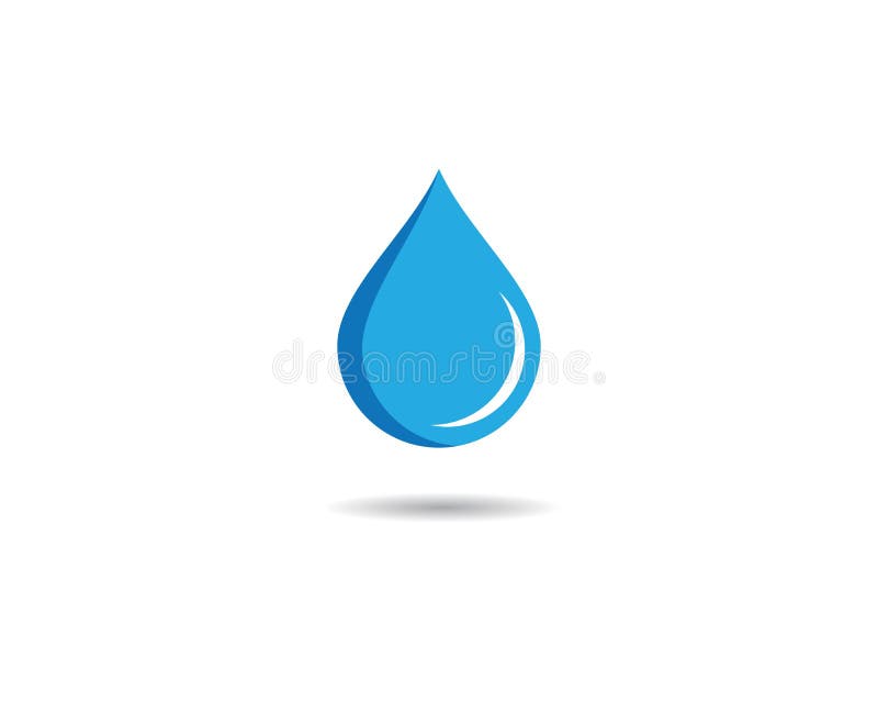 Water drop vector icon