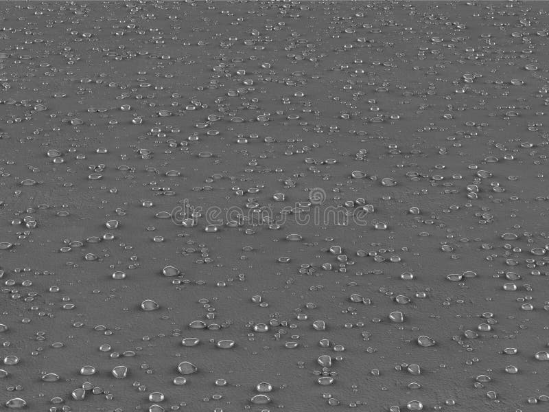 Water Droplet on Black Textured Surface Stock Illustration Illustration of stage