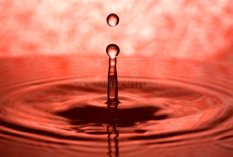 Droplet Close Up on Gray Paper Texture Stock Photo Image of