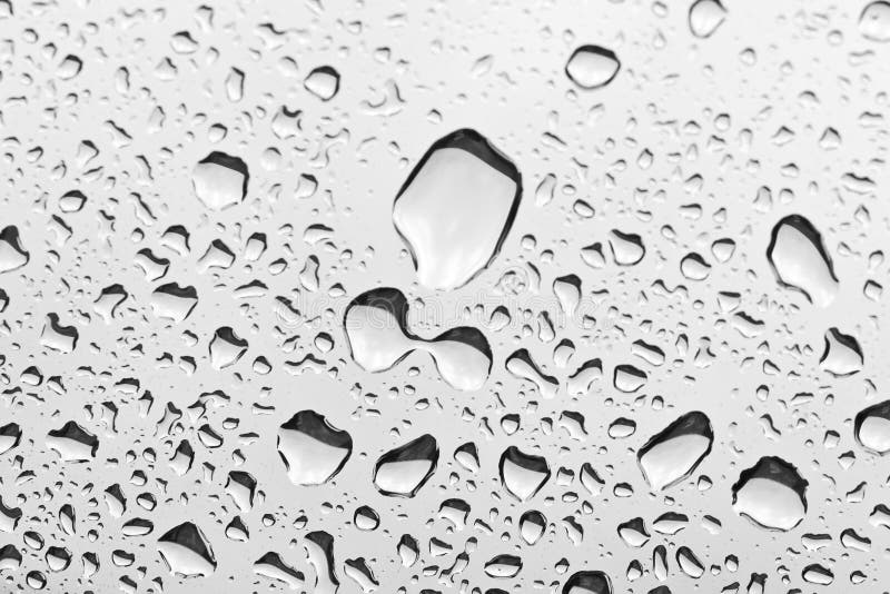 Water Droplets on a metal Surface