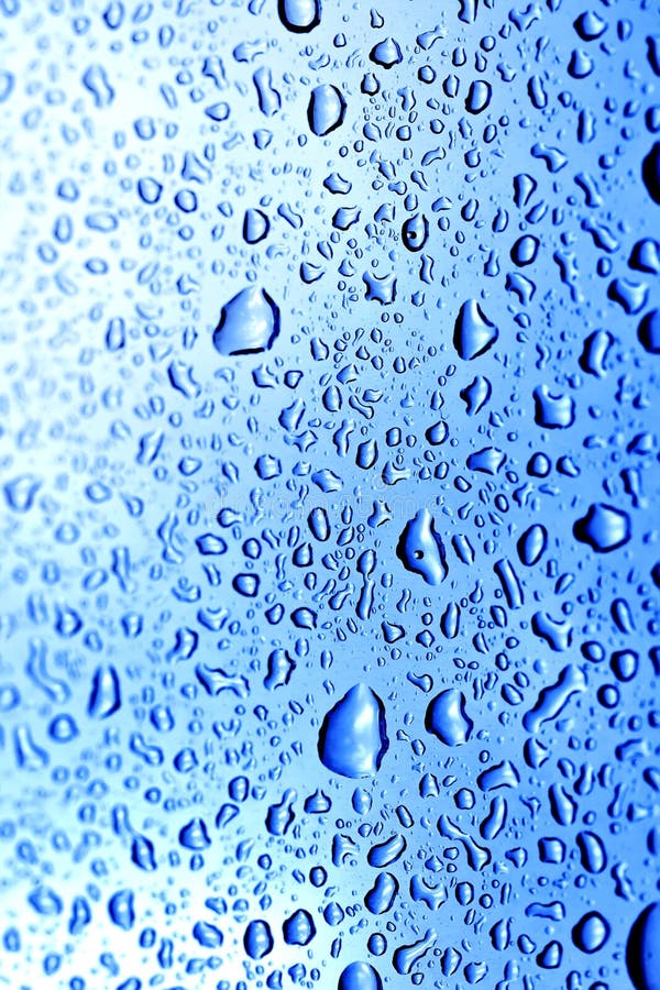 Water Droplets on a metal Surface