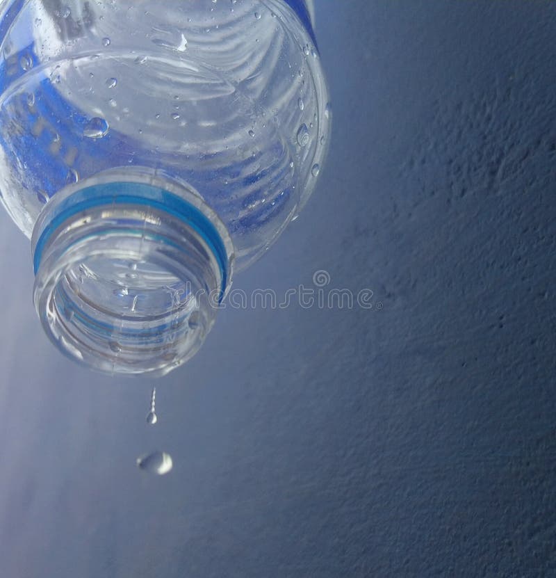 Water Dropping Bottle, Beautiful Scene Stock Image Image of scene