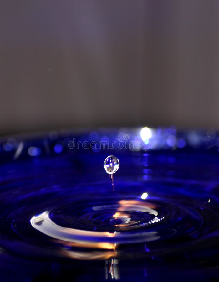 Water Dropping into a Pool royalty free stock photography Water Dropping into a Pool royalty free stock photography