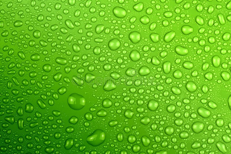 Green Water Drops stock image. Image of chemical, formal - 5439015