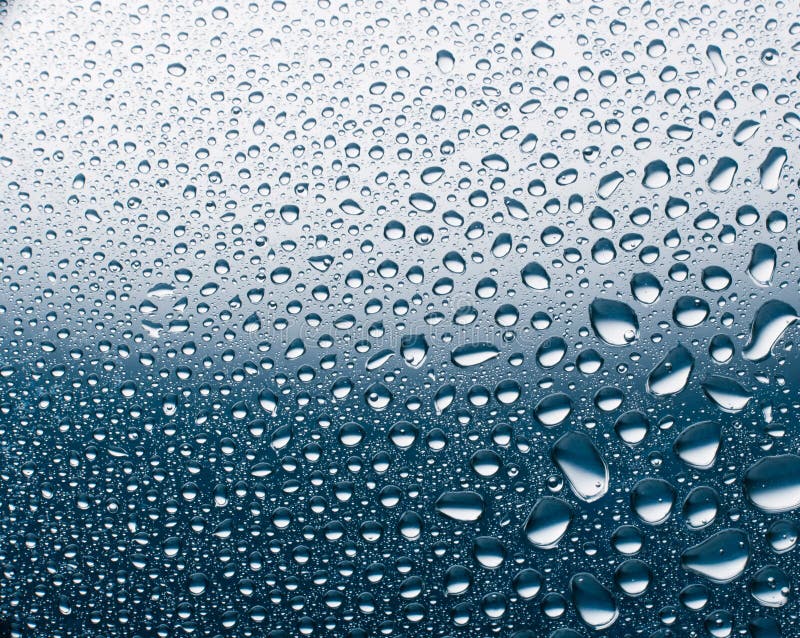 Water drops on metal stock image. Image of dense, cool - 176759