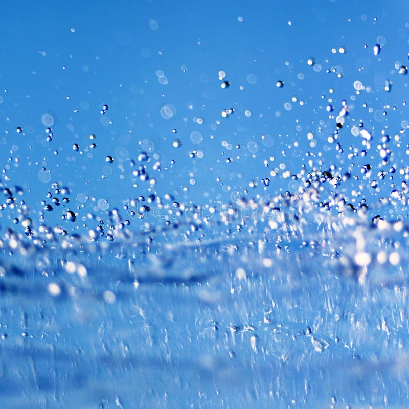 Water drops in air stock photo. Image of nature, macro 8618112