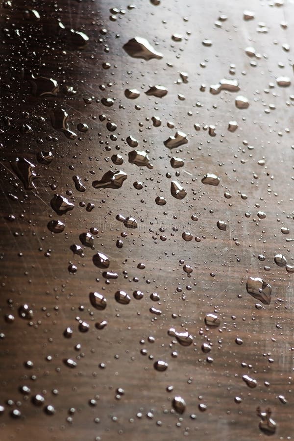 A Water Drops on Black Background. Macro. Stock Image Image of drops