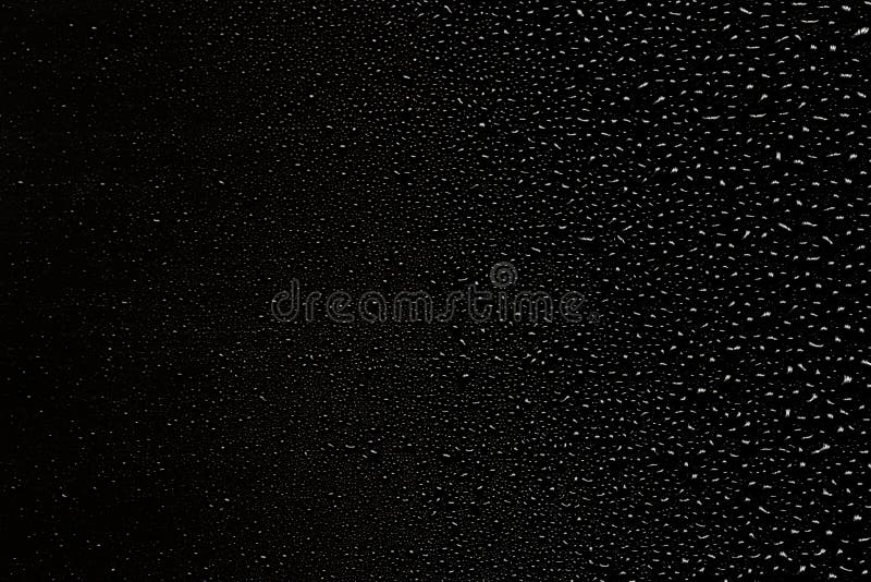 Water Drops on Black Background Stock Image Image of cool, dewdrops