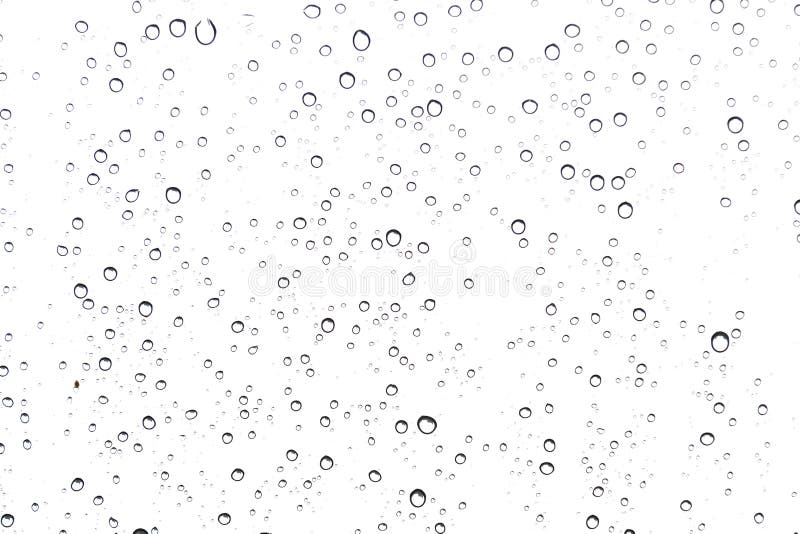 Water drops on glass