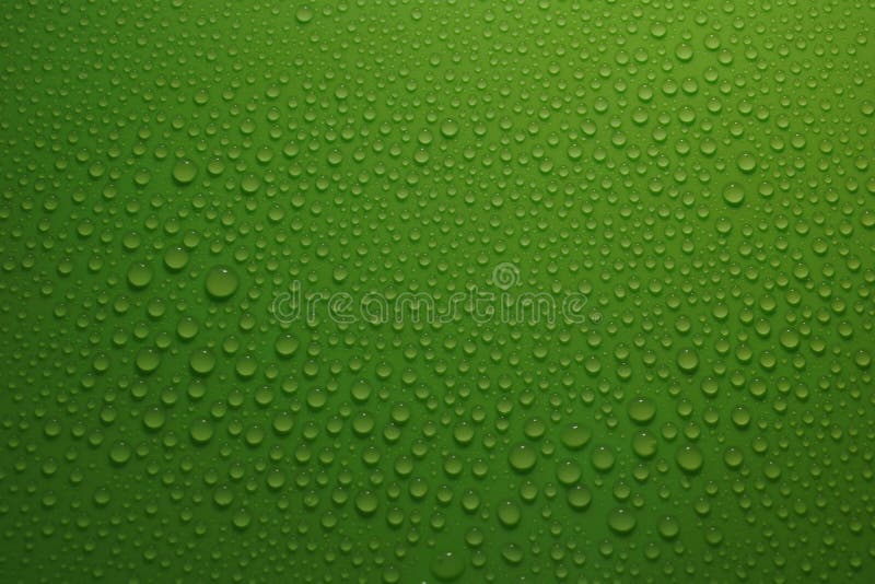 Water Drops on Green Background Texture Stock Photo - Image of droplets, environment: 121440496