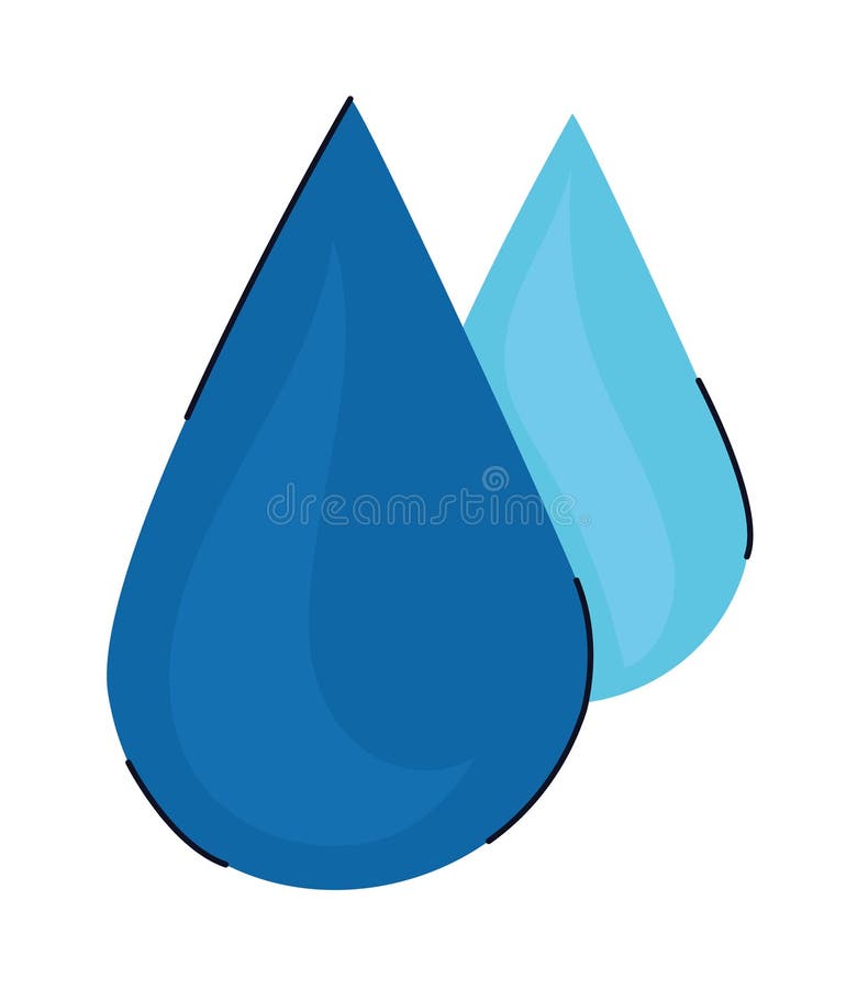 Water Drops Nature Resource Stock Vector Illustration of vector