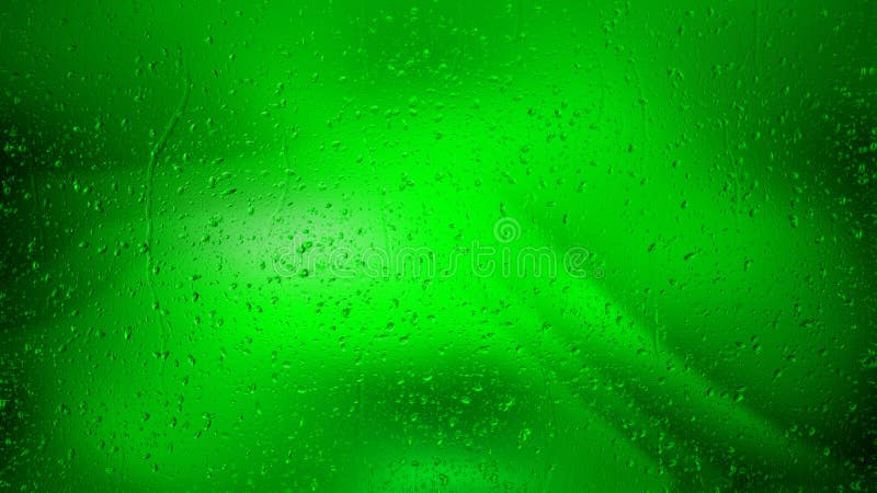 Water Drops on Neon Green Background Beautiful Elegant Illustration Graphic Art Design ...