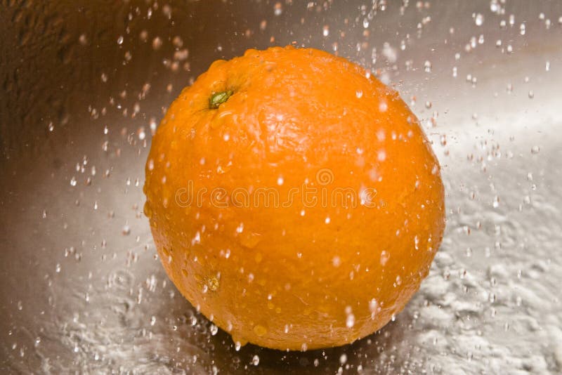 Water Drops - Orange