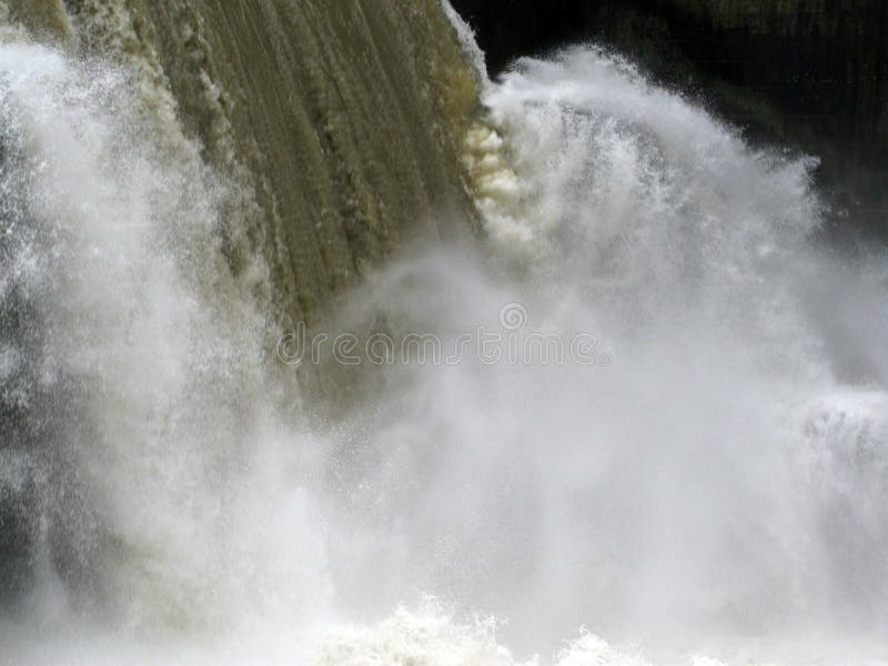 Water Falling Down a Natural Waterfall Stock Photo Image of liquid
