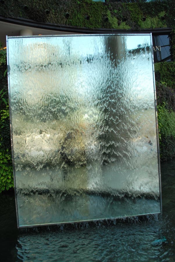 Water falling on mirror stock image. Image of water, design - 56455209
