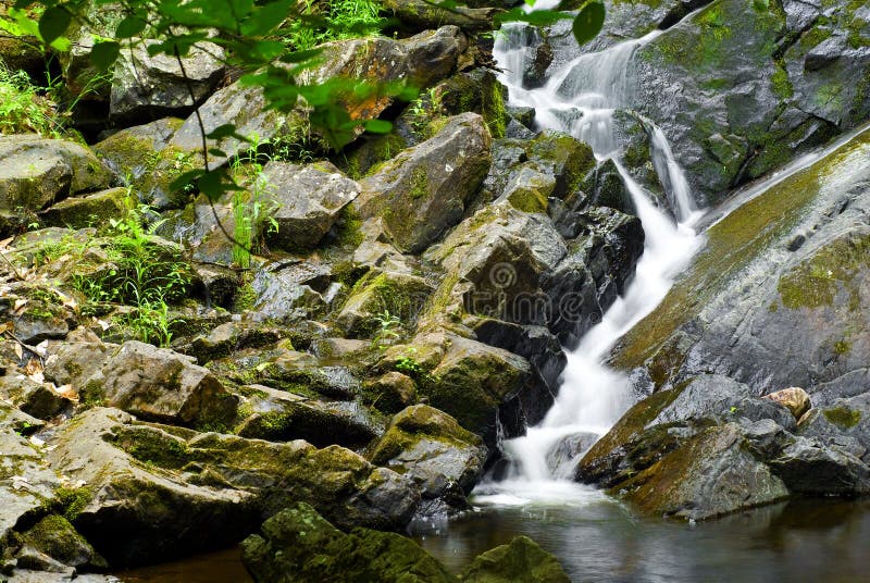 Water Falling Over Rocks