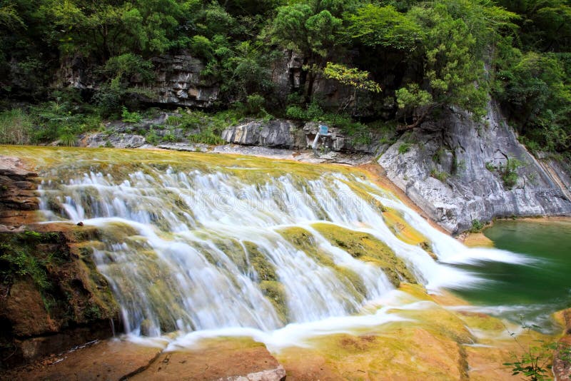 Water falls and cascades of Yun-Tai Mountain China