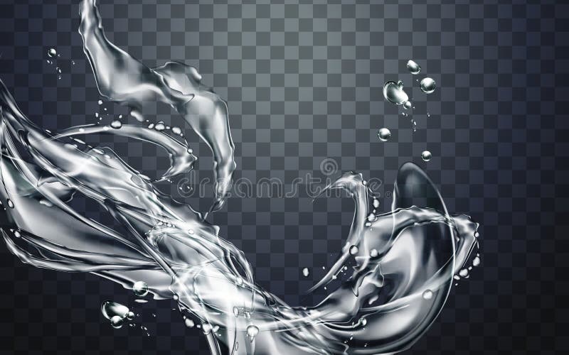 Water flow effect