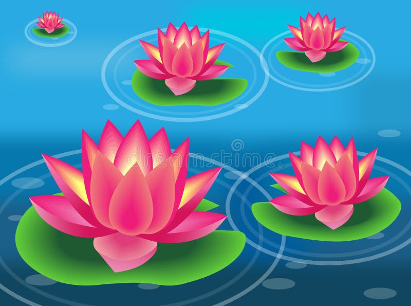 Clipart Of A Lily Pad