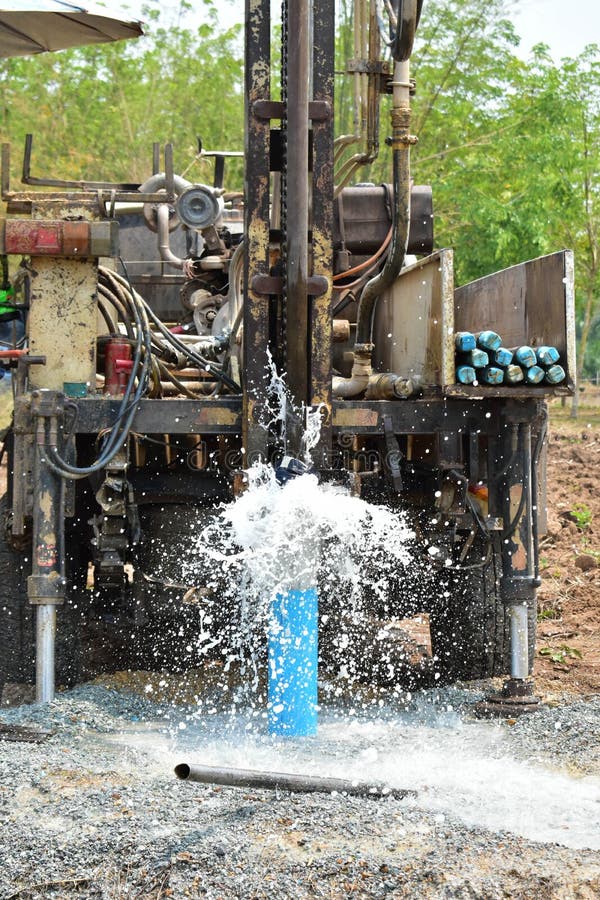 The Water Flowing Artesian Well Stock Image Image of closeupspider