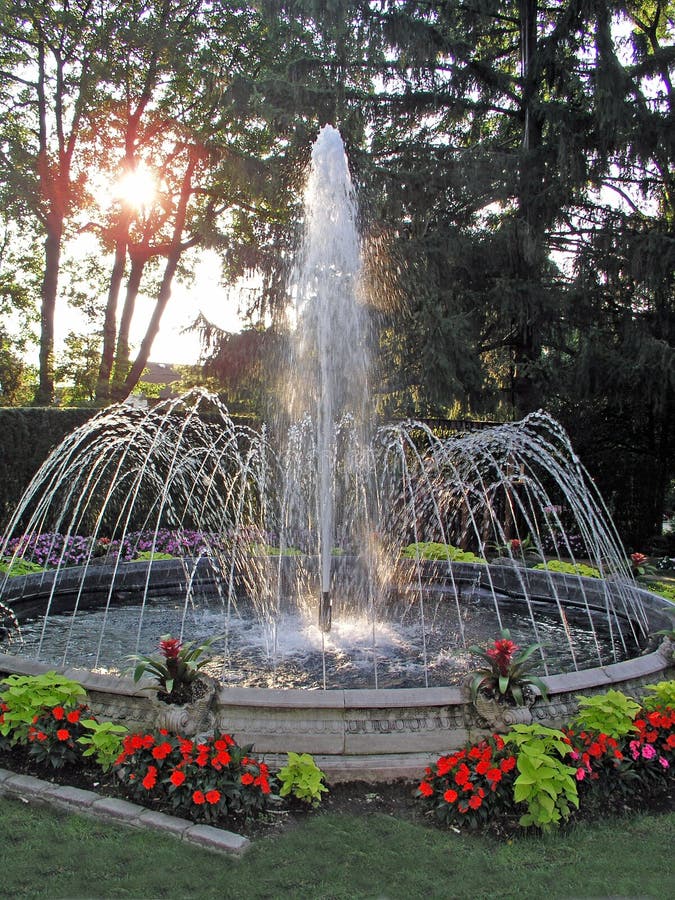 Fountain stock image. Image of water, motion, falling, fountain 262231