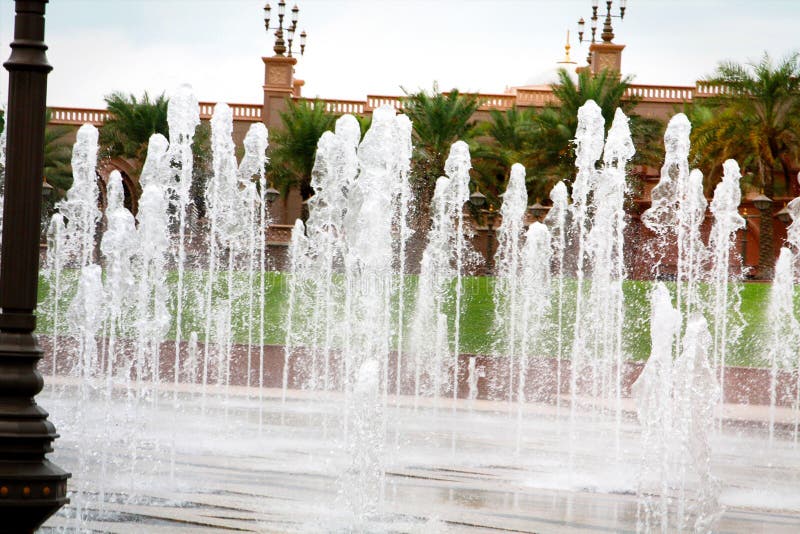 Water Fountain in Dubai UAE Stock Photo Image of garden, fountain 116336980