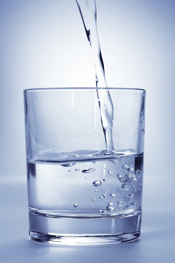 Water in a glass