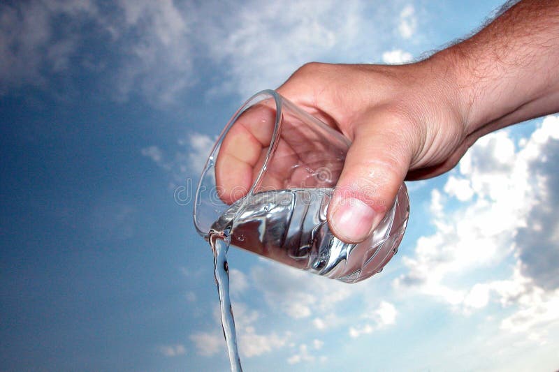 Water Glass with Drinking Water Stock Image Image of health, clean