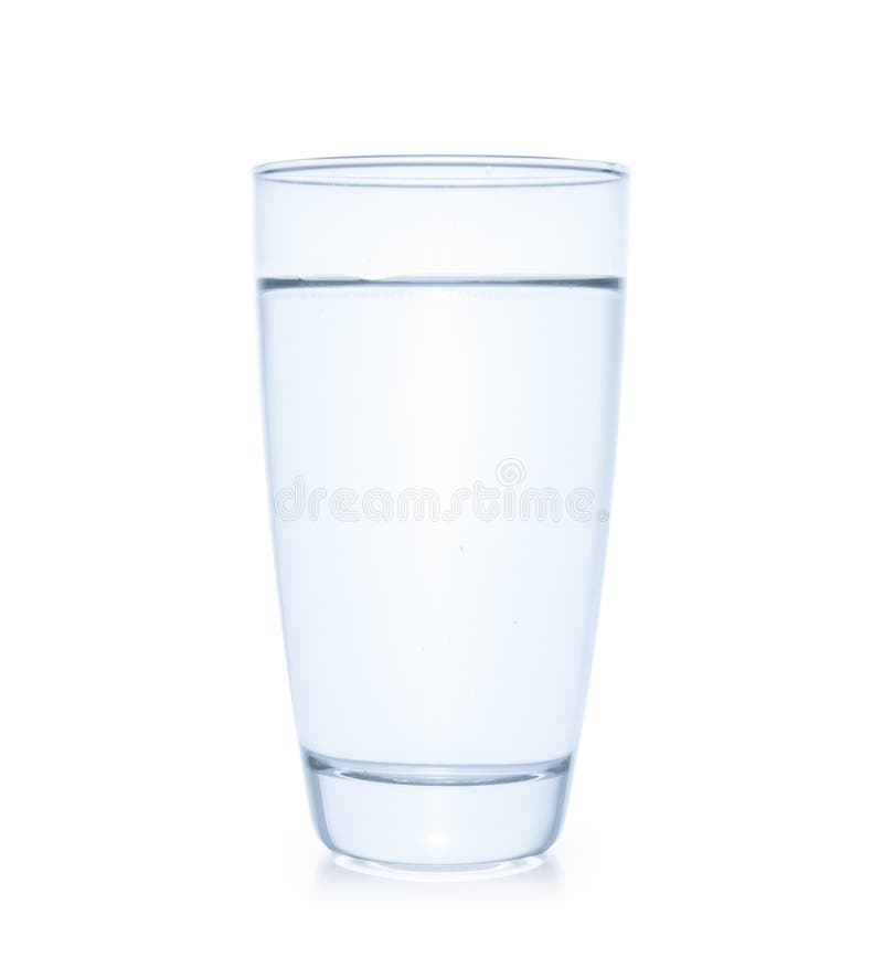 Water glass isolated