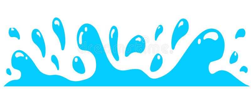 Water Icon On White Background Stock Illustration - Illustration of